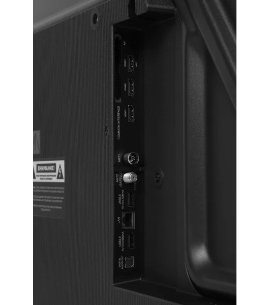 Телевизор Hyundai 65' H-LED65BU7012 черный LED UHD 60Hz Smart TV Яндекс ТВ 2GB/32GB
