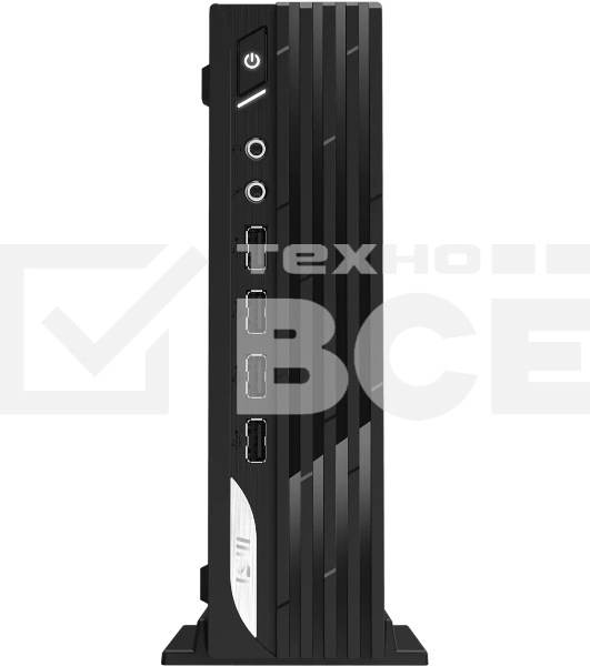 Неттоп MSI Pro DP21 13M Mini Core i3-13100 (3.4GHz), 8Gb DDR4 SO-DIMM, 256GB SSD M.2, Intel UHD Graphics 730, noDVD, WiFi, BT, 120W, VESA, COM Port, Wired keyboard&mouse, noOS, 1y war-ty