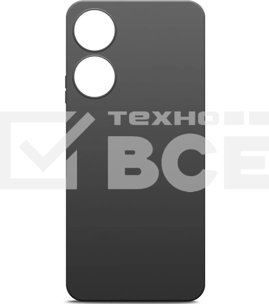 Чехол (клип-кейс) BoraSCO для Honor X5 Plus черный