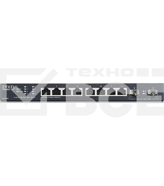 Мультигигабитный Smart L3 Lite коммутатор Zyxel NebulaFlex XMG1915-10E, 8xRJ-45: 1/2.5G, 2xSFP+, бесшумный (без вентилятора)