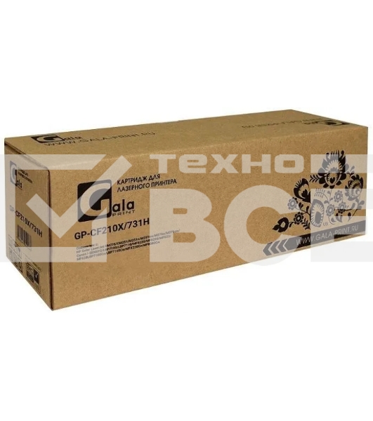 Картридж лазерный GalaPrint GP-CF210X (131X)/731 черный (2400 стр) для HP LaserJet Pro 200 Color M251/276 Canon i-SENSYS LBP7110CW/LBP7100CN/MF8280CW/MF8250CN/MF8230CN/MF8210CN