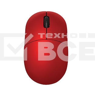 Мышь проводная Qumo Simple Office M92 красный, 1000 dpi, USB, кнопки - 3