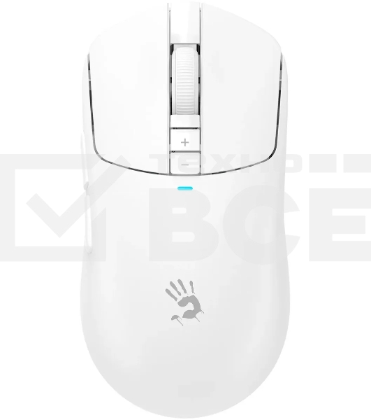 Мышь беспроводная/проводная A4Tech Bloody R72 Ultra белый, 20000 dpi, радиоканал, USB-C, кнопки - 7