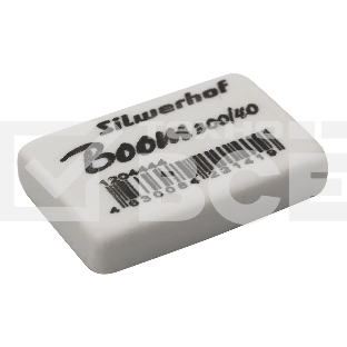 Ластик Silwerhof Boom 300/40 181148 35.5х23х8мм каучук термопластичный белый