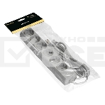 Удлинитель ExeGate ECE-6-3G (EX285832RUS), серый, 3 м, евровилка с заземлением, 6 евророзеток с заземлением, 2200 Вт, фото2