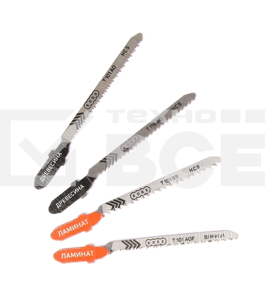 Набор пилок для лобзика (4 шт.) EDGE by PATRIOT 814010015