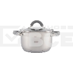 Кастрюля MALLONY Felicita нержавеющая сталь, со стеклянной крышкой, 2,9 л, d-18, фото6