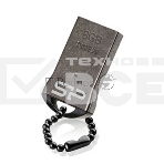 Флешка USB R/W Silicon Power 8Gb Touch T01 SP008Gb,UF2T01V1K USB 2.0 черный/серебристый, фото 1