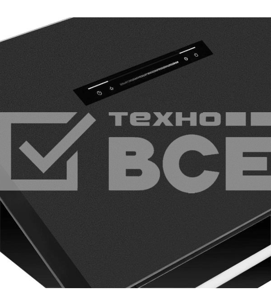 Вытяжка наклонная Maunfeld Falcon 60 Glass черная, 59.5 см, 1150 куб. м/ч, 54 дБ