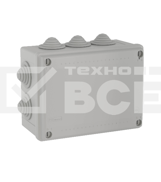 Коробка распределительная DKC 54100 ОП 190х140х70, 10 каб.ввод., IP55