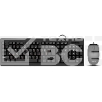 Комплект клавиатура + мышь SVEN KB-S320C клавиатура и мышь черные (USB, 105 кл, 4 кнопки, 1000 dpi), фото 1