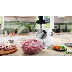 Мясорубка электрическая Bosch MFWS609W белый/черный, 2100 Вт, 3.5 кг/мин, реверс, насадки - 4, фото11