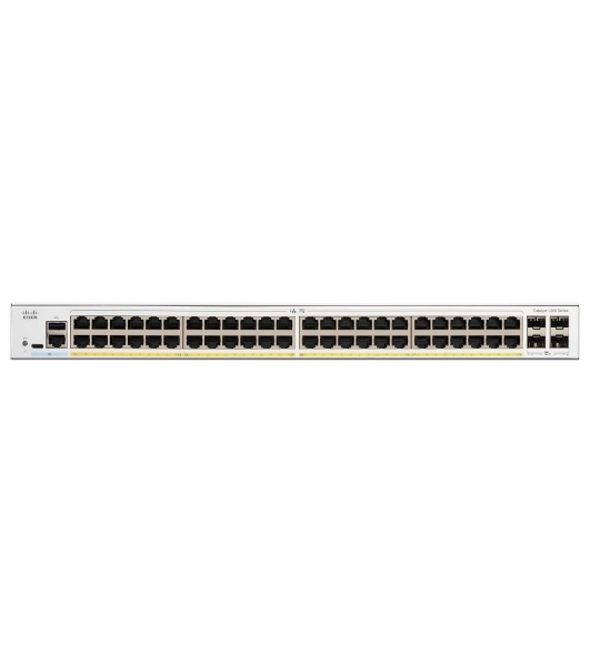 Коммутатор Cisco Catalyst C1200-48P-4X, 48×1 Гбит/с + 4×10 Гбит/с SFP+