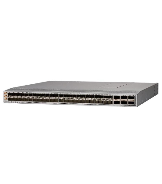Коммутатор Cisco Nexus N9K-C93180YC-FX, 48×25 Гбит/с SFP+, 6×100 Гбит/с QSFP28