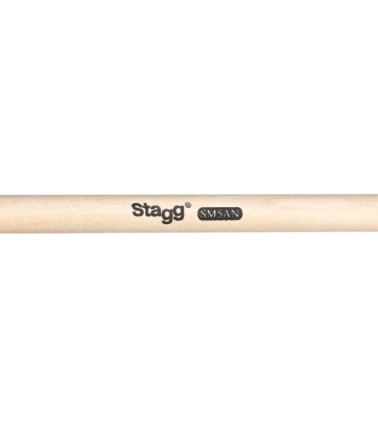 Барабанные палочки STAGG SM5AN деревянные, размер 5AN, материал клен, с нейлоновыми наконечниками, 2 шт., подобранная пара по весу, цвету и звучанию, размеры (в упаковке) 430х30х20 мм, вес (в упаковке) 0,1 кг