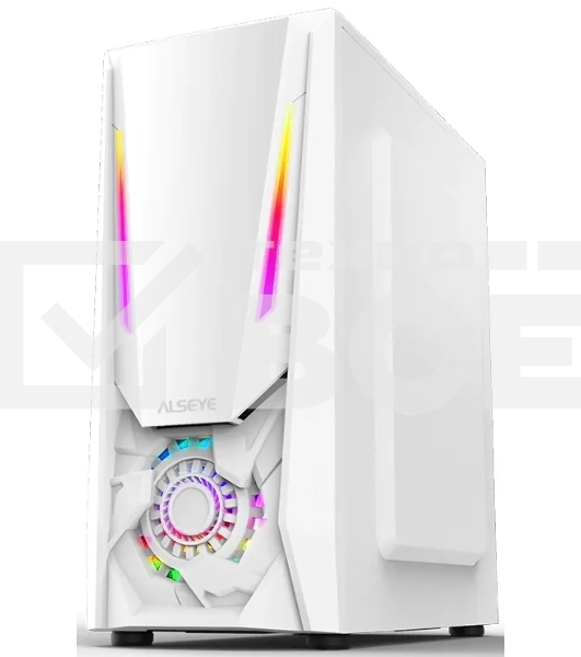 Корпус ALSEYE Reactor-W Mini-ITX/Micro ATX/ATX, USB2.0*2+HD Audio+USB3.0*1, 
