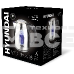 Чайник электрический Hyundai HYK-S2402 1.7л. 2200Вт серебристый матовый/черный (корпус: нержавеющая сталь), фото10