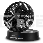Вентилятор настольный Coolfort CF-2000 скоростей:3 черный, фото 1