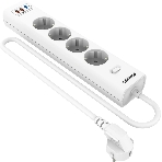 Сетевой фильтр Philips CHP8246WB/51 3м, 4 розетки, белый, фото 1