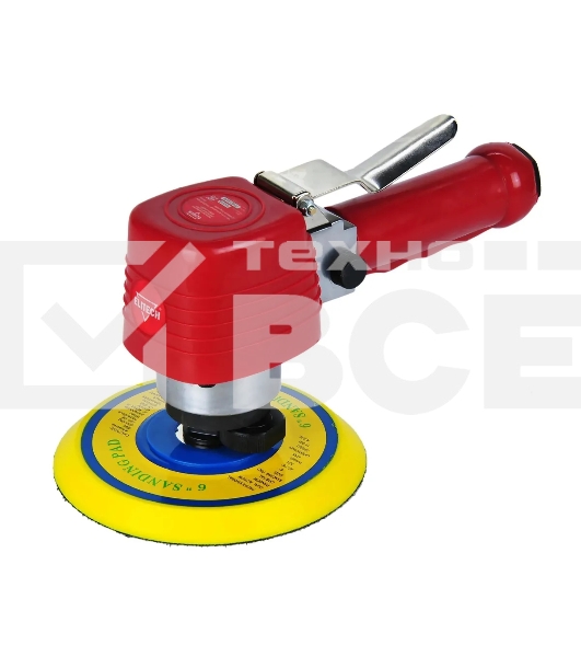 Шлифмашина орбитальная Elitech 0704.014300 140л/мин d=150мм красный