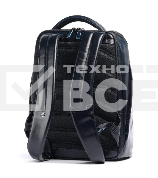 Рюкзак мужской Piquadro Blue Square CA6591B2/BLU2, кожа, темно-синий