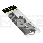 Удлинитель ExeGate EC-5-5B (EX279358RUS), черный, 5 м, евровилка с заземлением, 5 евророзеток с заземлением, 2200 Вт, фото2