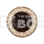 Розетка Bironi B1-101-02 с заземлением, керамика, Лизетта коричневый, фото2