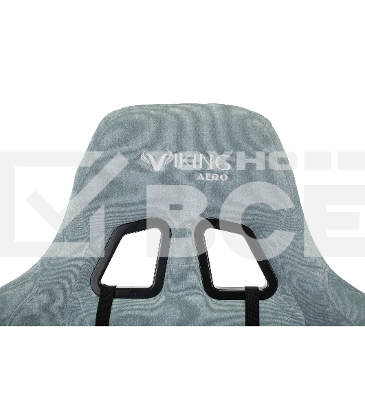 Кресло игровое Бюрократ VIKING KNIGHT LT28 FABRIC серо-голубой крестовина металл/пластик
