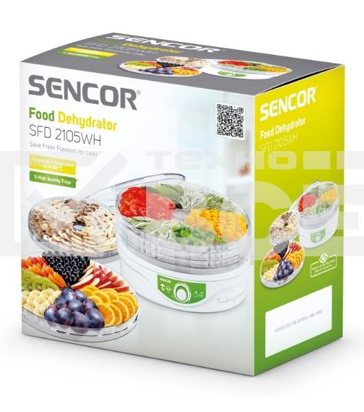 Сушилка для овощей и фруктов Sencor SFD 2105WH
