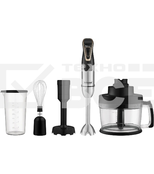 Блендер погружной Rondell RDE-1303 1800Вт черный/нержавеющая сталь