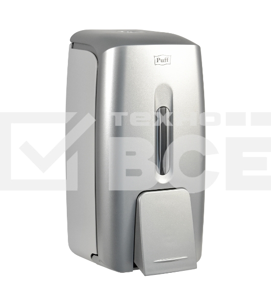 Дозатор для жидкого мыла пластик Puff-8120S хром 0,8 л