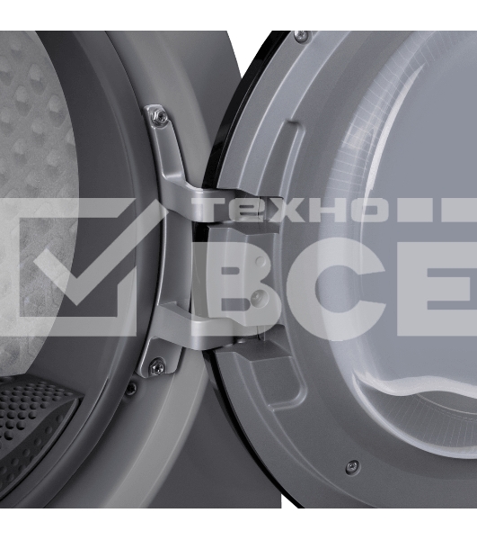 Сушильная машина Maunfeld MFDM168SL02 нержавеющая сталь, 8 кг, сушка - тепловой насос, программ - 16, 59.5 x 84.5 x 61 см