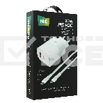 Сетевое зарядное устройство MORE CHOICE NC81a СЗУ 1USB+1Type-C 3.0A PD 20W+ QC3.0, белый, фото7