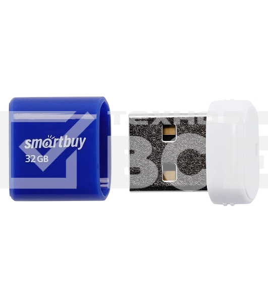 Флешка USB Smartbuy 2.0 32 Gb Smartbuy LARA Blue