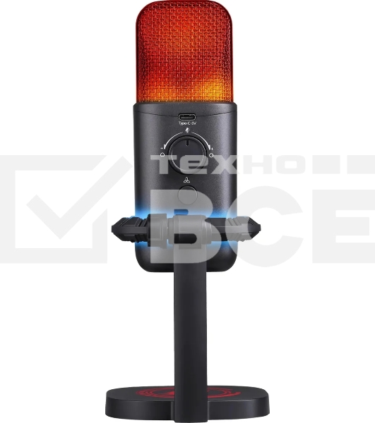 Игровой стрим микрофон Redragon Echowave GM305 USB,омнидир/кардиоид,подсветка_1