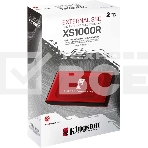 Внешний SSD Kingston XS1000, 2TB, USB 3.2 Gen 2 Type-C, R/W 1050/1000, красный, фото2