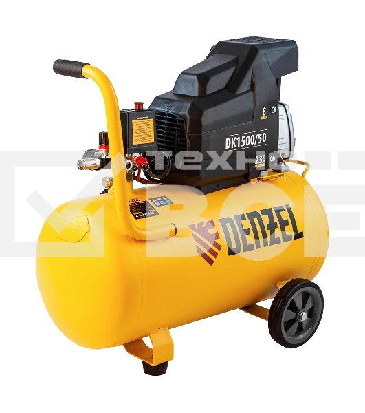 Компрессор воздушный Denzel DK1500/50,Х-PRO (58064) 1,5 кВт, 230 л/мин, 50 л