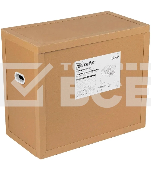 Компрессор воздушный MTX КК-2200/50, 2,2 кВт, 350 л/мин, 50 л, прямой привод, масляный