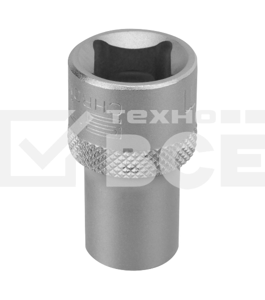 Головка торцевая Stels 11 мм, 6-гранная, CrV, под квадрат 1/2'