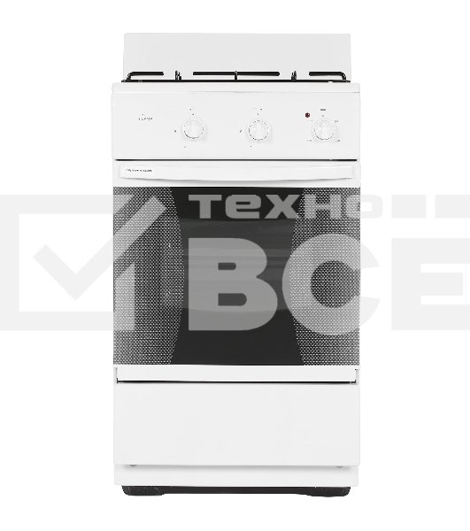 Плита комбинированная Flama CK 2202 W белый, конфорок 2 шт, духовка 30 л, 50 см x 85 см x 38 см