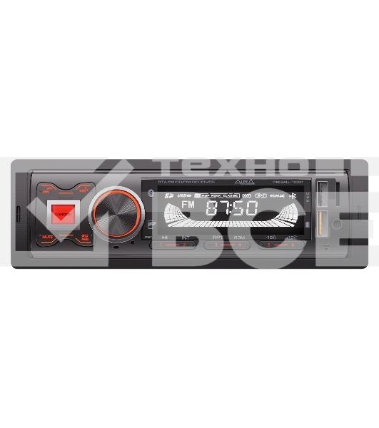 Автомагнитола AURA FIREBALL-103BT, 1 DIN, Bluetooth, USB Type-A, AUX