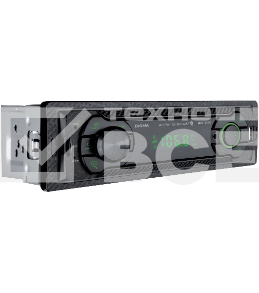 Автомагнитола Digma MCP-226G, 1 DIN, USB Type-A, AUX