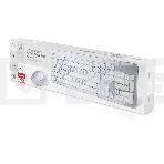 Комплект клавиатура+мышь Smartbuy 233616AG беспроводной, USB, 2400 DPI, серебристо-белый, фото2