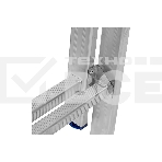 Лестница Сибртех, 3 х 14 ступеней, алюминиевая, трехсекционная, фото2