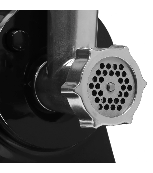 Мясорубка электрическая Candy CG-102 черный, 1800 Вт, 2.4 кг/мин, реверс, защита от перегрузки, металлический лоток, насадки - 5