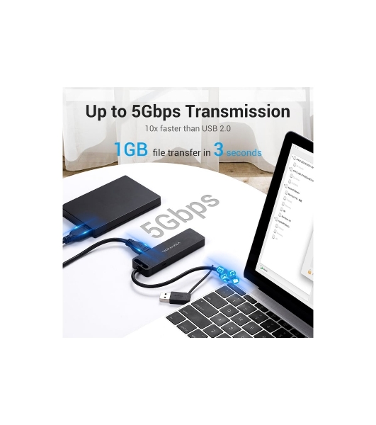 Концентратор Vention CHTBB, USB/USB Type-C, USB, USB