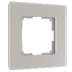 Рамка WERKEL на 1 пост Senso (дымчатый, стекло soft-touch) W0013117, фото 1