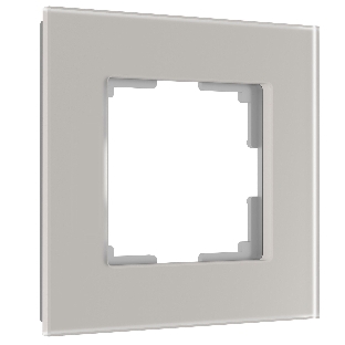 Рамка WERKEL на 1 пост Senso (дымчатый, стекло soft-touch) W0013117