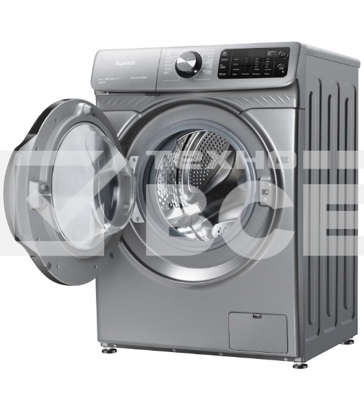 Стиральная машина Бирюса WM-SM814/03 M Металлик, загрузка фронтальная 8 кг, 1200 об/мин, класс А+++