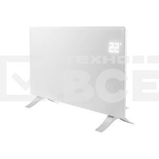 Конвектор OptiPrime-2000 белый, 2000 Вт, 25 м2, термостат, дисплей, WiFi
